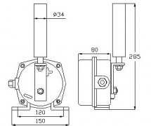 品牌選卓信立輥跑偏開關(guān)GHPK-2-12-30糧倉(cāng)跑偏開關(guān)