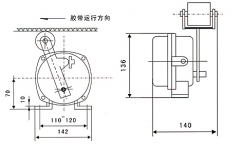 速度開關(guān)，測(cè)速傳感器XSAV11801（低速型）高低速速度開關(guān)